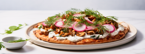 Vibrant and Tasty Healthy Pizza