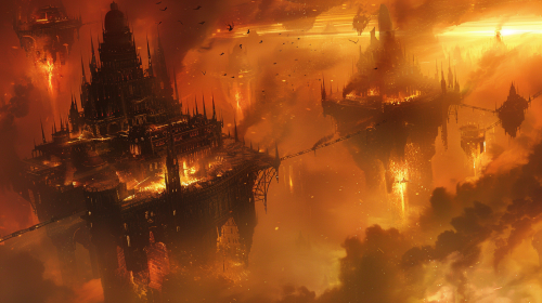 Hellish Landscape D&D Campaign City