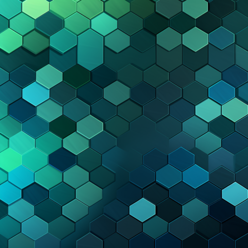 Hexagonal background with accent colors Hexagonal background with accent colors