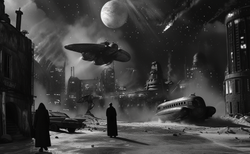 Pulp SciFi Comics Movie Scene Pulp SciFi Comics Movie Scene