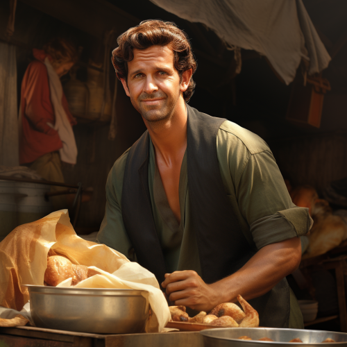 Hrithik Roshan selling Vada Pav in Mumbai