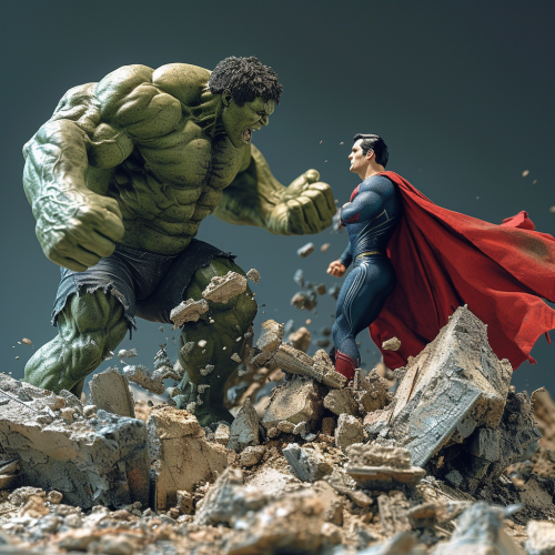 Hulk Smashed Superman Image