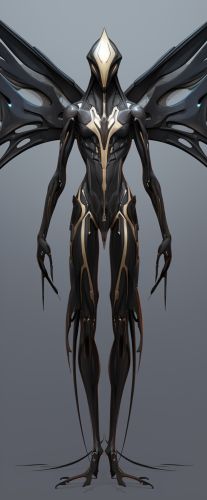 Alien with Nanotech Armaments