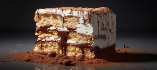 Decadent Tiramisu Dessert with Chocolate Shavings