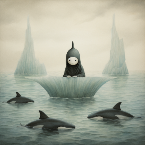 Majestic  Iceberg Orca Queen  artwork