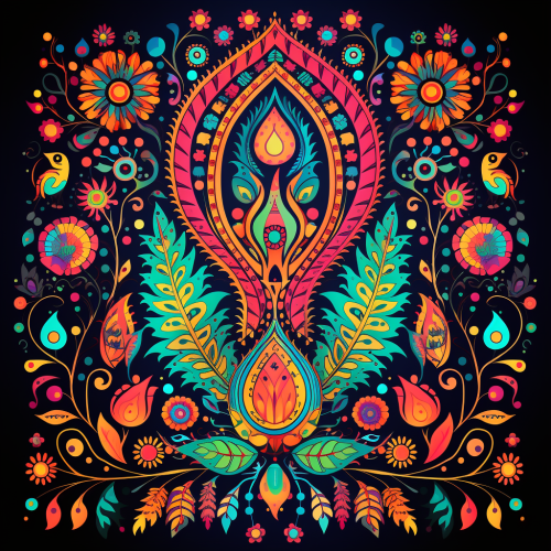 Vibrant Indian Colourful Design