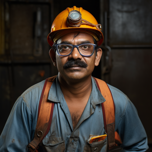 Indian Man with Glasses Handyman