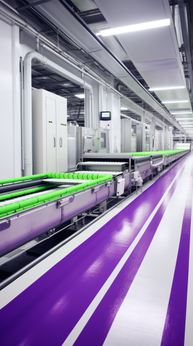 Processing Machine on Conveyor Belt