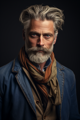 Portrait of an inspiring modern man