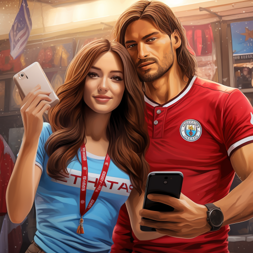 Instagram girl taking selfie on holiday