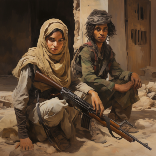 Insurgents attacking during a hostage rescue mission