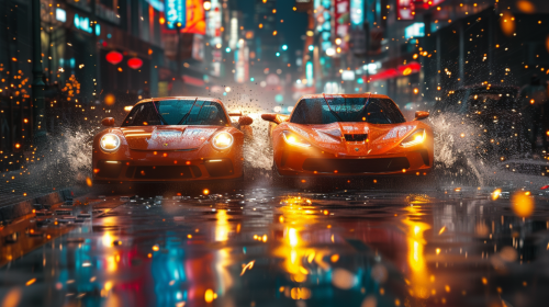 car collision sparks smoke motion blur car collision sparks smoke motion blur