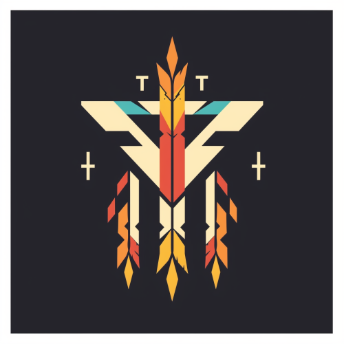TC intertwined logo Native American