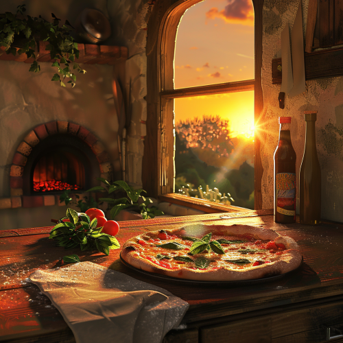 Wood Fired Oven Margherita Pizza Wood Fired Oven Margherita Pizza