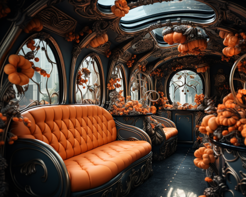 Luxury Baroque Bus Interior Design Luxury Baroque Bus Interior Design