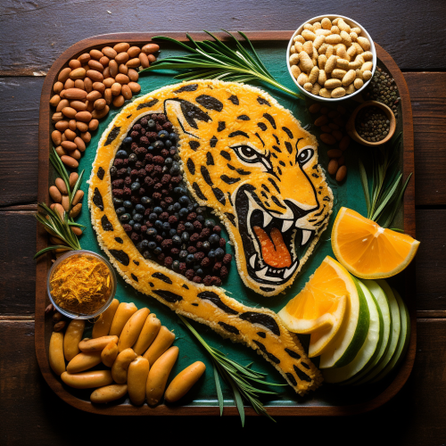 Food Recreation of Jaguars Logo