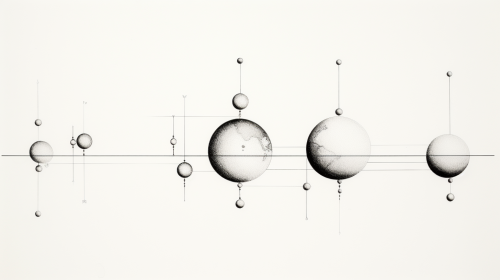 Minimalist Japanese Line Drawing