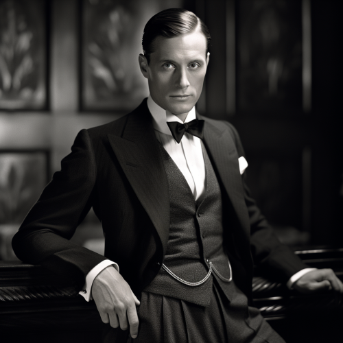 Handsome, wealthy man of the Jazz Age