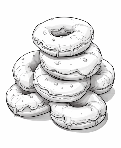 Jelly-Filled Donuts Illustration