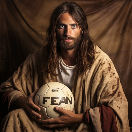 Jesus of Nazareth soccer jersey model