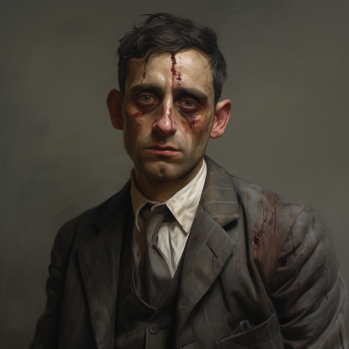 Portrait of a Jew with a Massacred Face