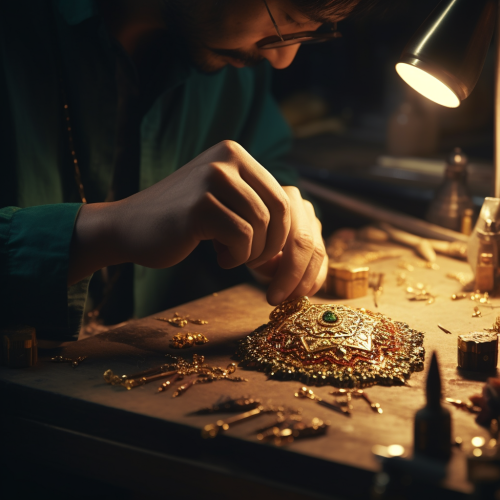 Beautiful craftsmanship in jewellery