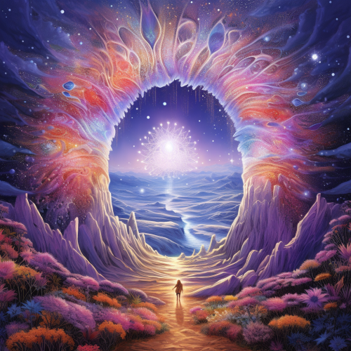 Joyful portal with radiant brilliance and harmonious fusion Joyful portal with radiant brilliance and harmonious fusion