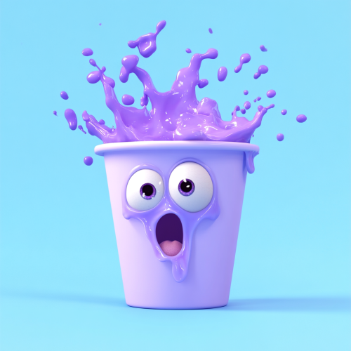 Trippy Foam Cup Animation