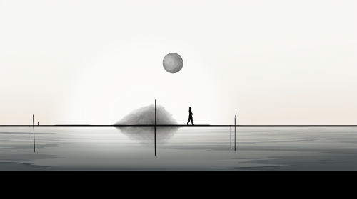 Stunning Karman Line Art with Minimalistic Design