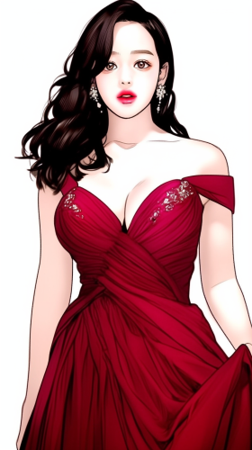 Kat Dennings in stunning low cut ball gown