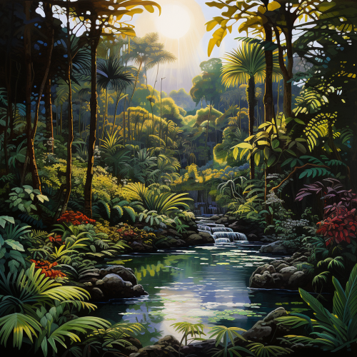 Serene beauty of Kauai jungle