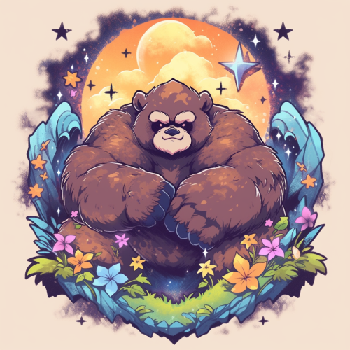 Cute muscle sloth t-shirt design
