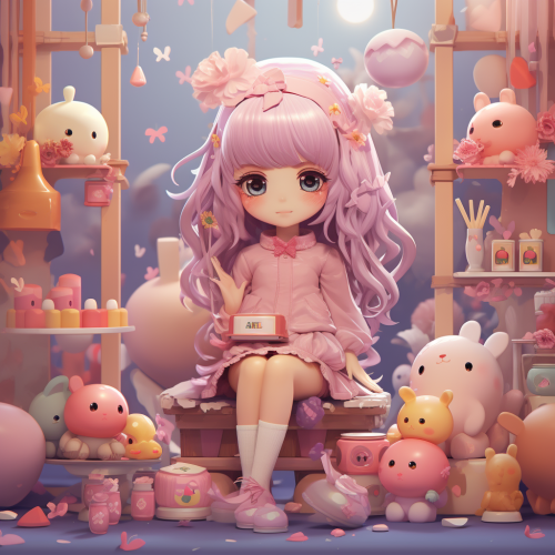 Adorable kawaii-themed image