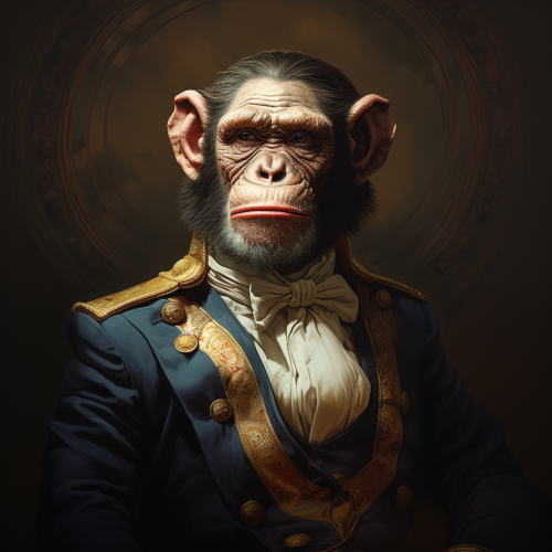 Adorable monkey presenting in a keynote session