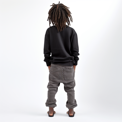 Boy with Dreads Falls Down