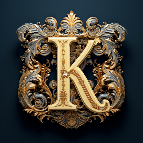 Elegant  KMK  ornate fonts