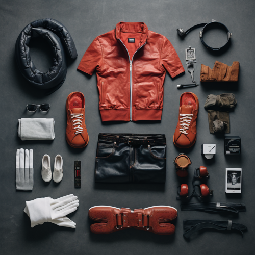 Men's Dressing Room with Boxer and Belt