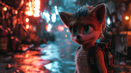 Neon Knuckles in Cell Animated Lightning