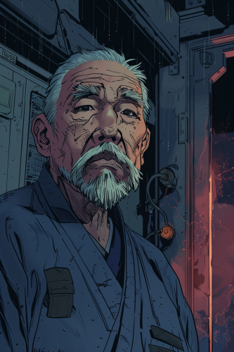 Korean Man and Girl Comic Page