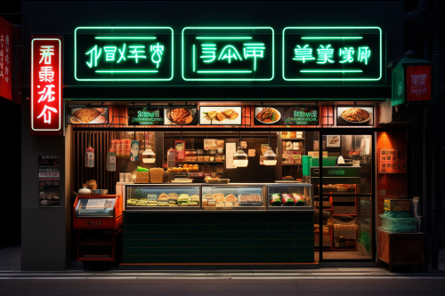 Korean Mart Storefront Sign