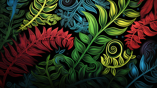 Intricate beauty of New Zealand's Koru Fern