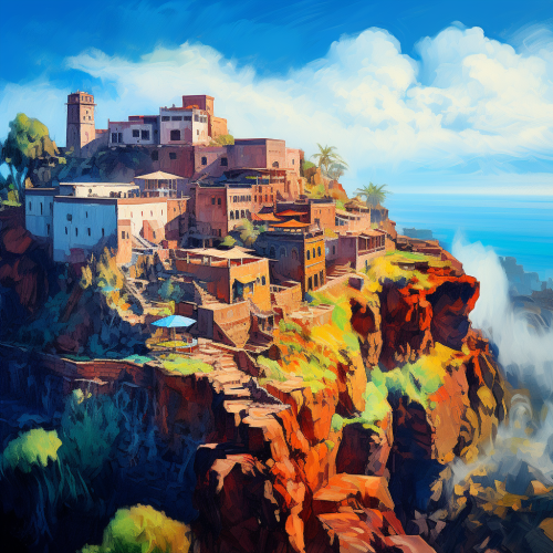 A mesmerizing view of Lalibela's coastal scenery