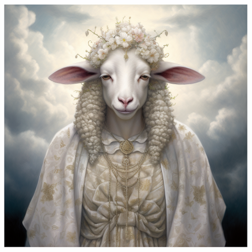 Art print of the Lamb of God Art print of the Lamb of God