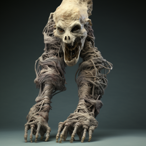 Curious lamb with unique human-like feet