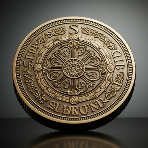 3D model of a large coin 3D model of a large coin