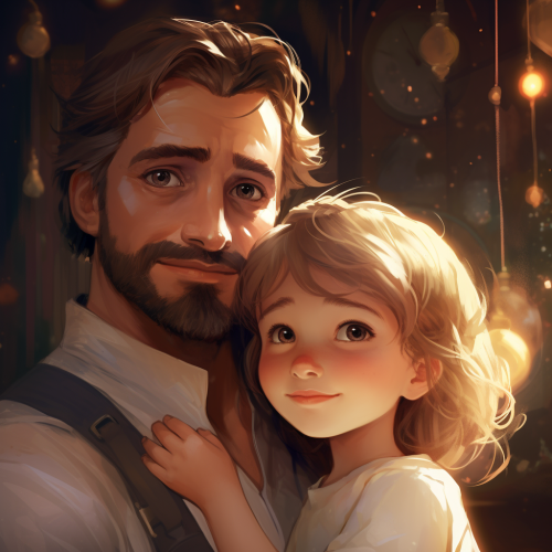 Greg holding small Sophia