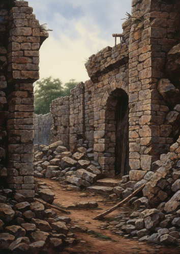 Crumbling Stone Wall Art Crumbling Stone Wall Art