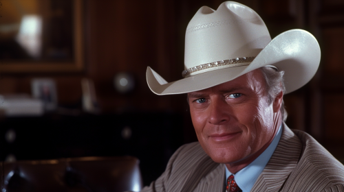 Larry Hagman 80's Dallas Still