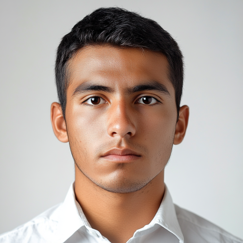 Latino person with craniofacial asymmetry