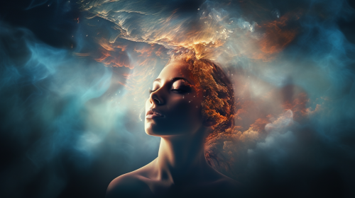 Emotional intelligence in leadership slide background